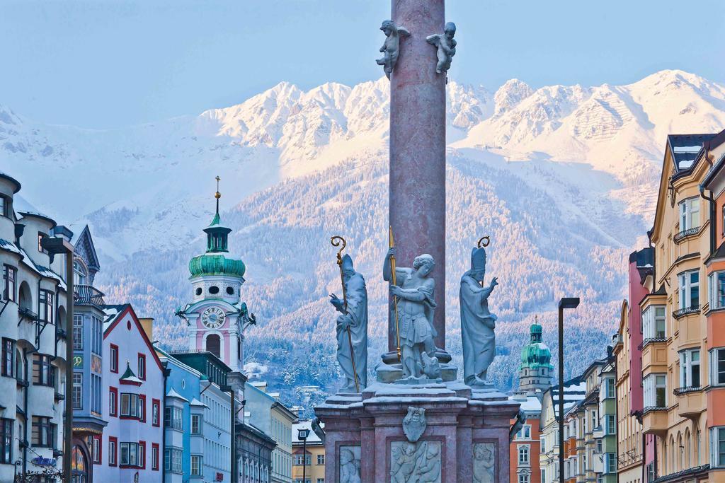 Riedz Apartments Innsbruck- Zentrales Apartmenthaus Mit Gruener Oase Bagian luar foto